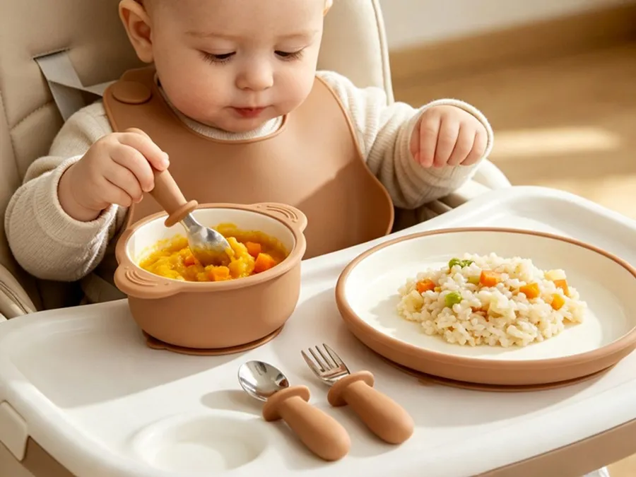 Suction Bowl & Spoon Feeding Set